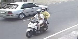Tak Sampai 10 Detik, Motor Parkir di Wonoayu Raib Digondol Maling
